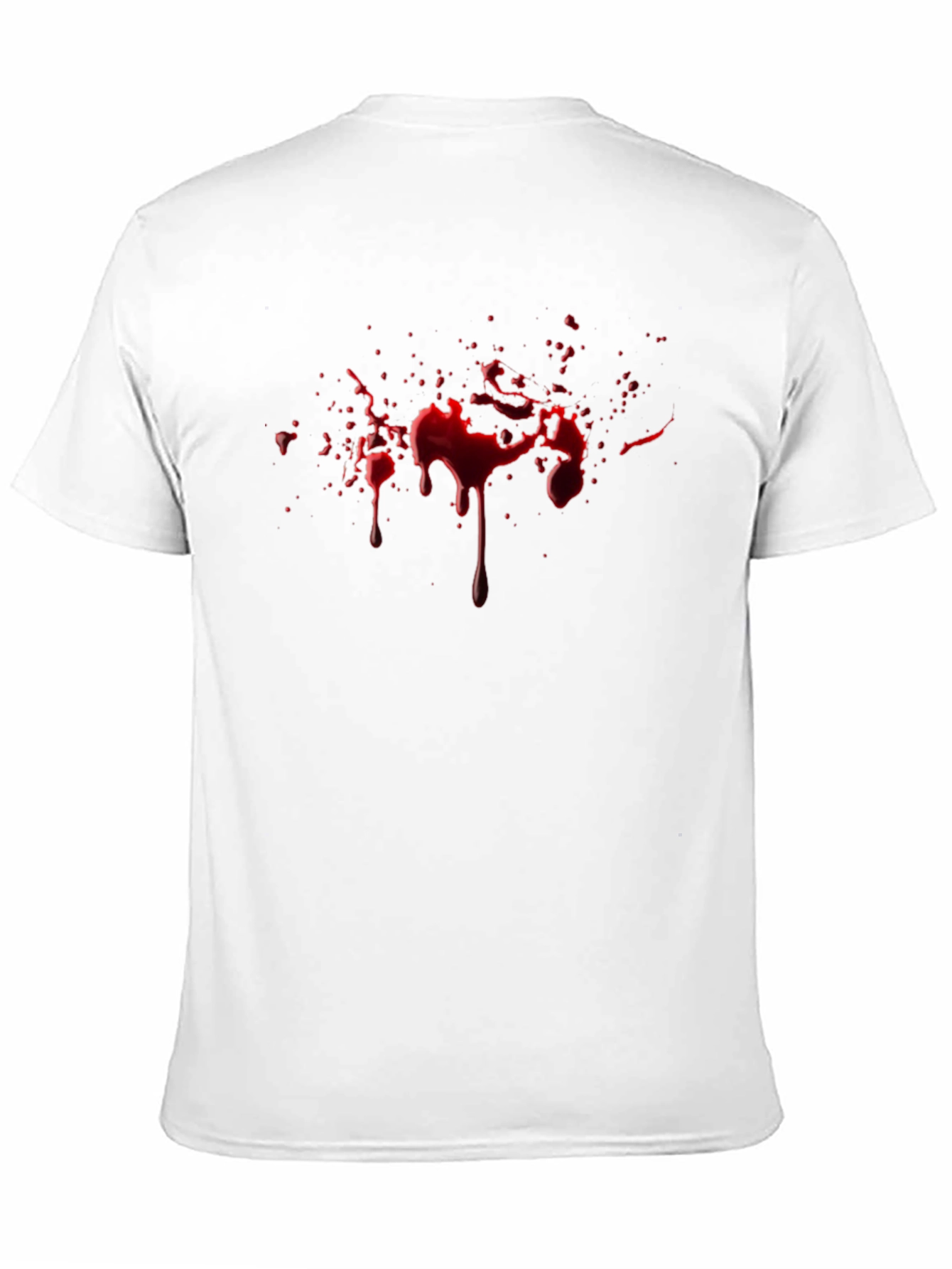 Blood Splatter Graphic Black T-Shirt