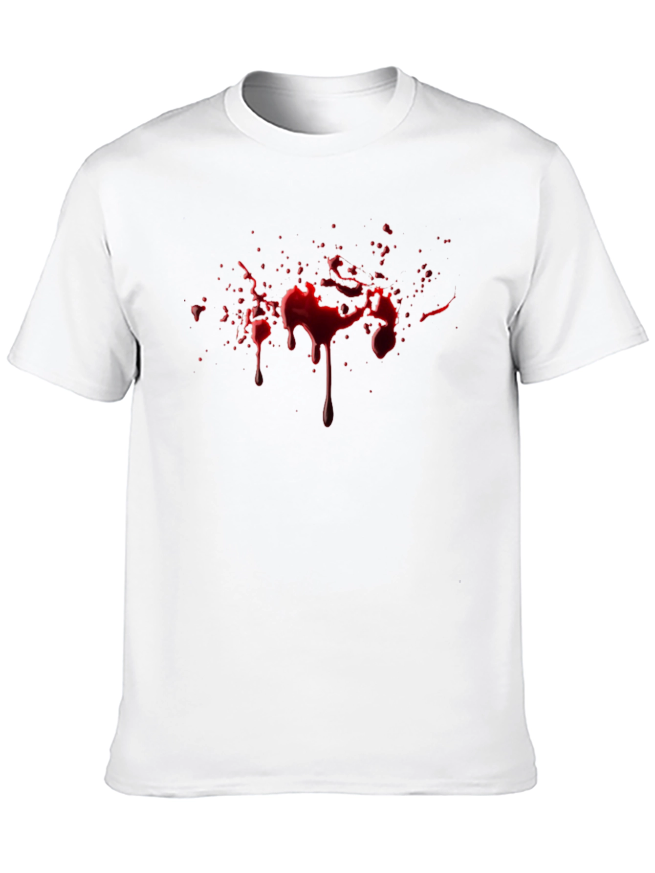 Blood Splatter Graphic Black T-Shirt