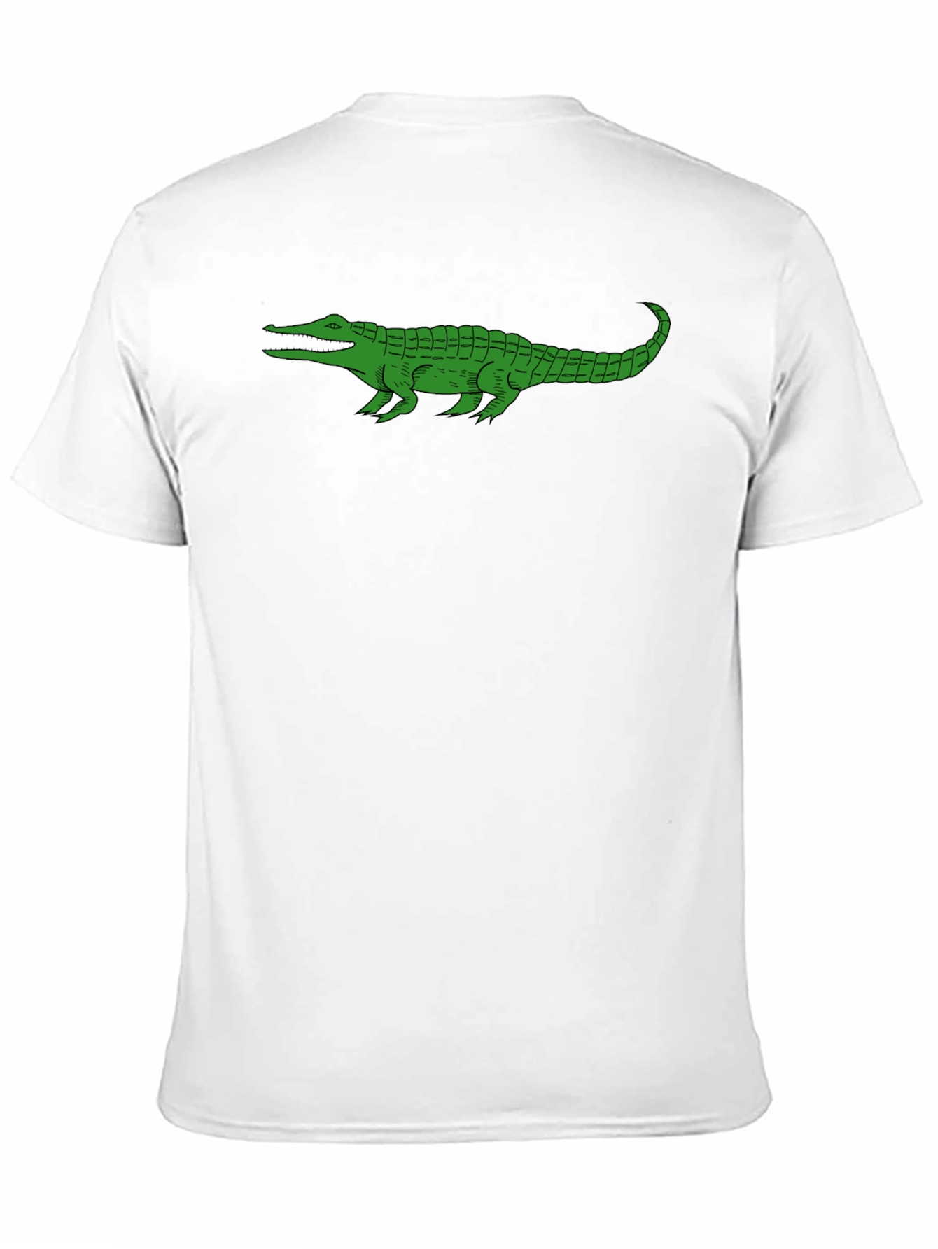 Alligator Graphic Tee - Black Cotton T-Shirt
