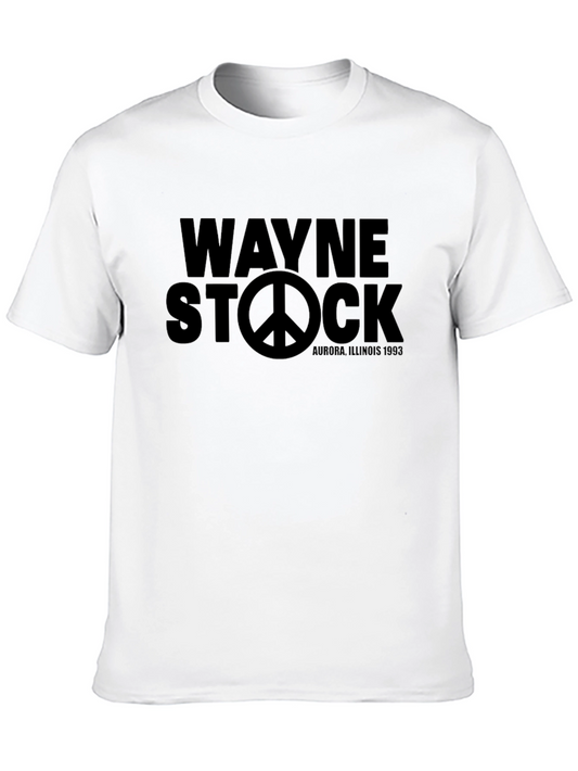 Wayne Stock 1993 Black Graphic T-Shirt