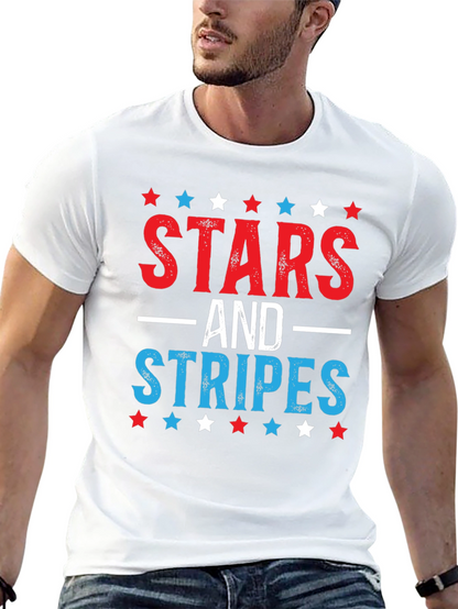 Stars and Stripes Patriotic T-Shirt