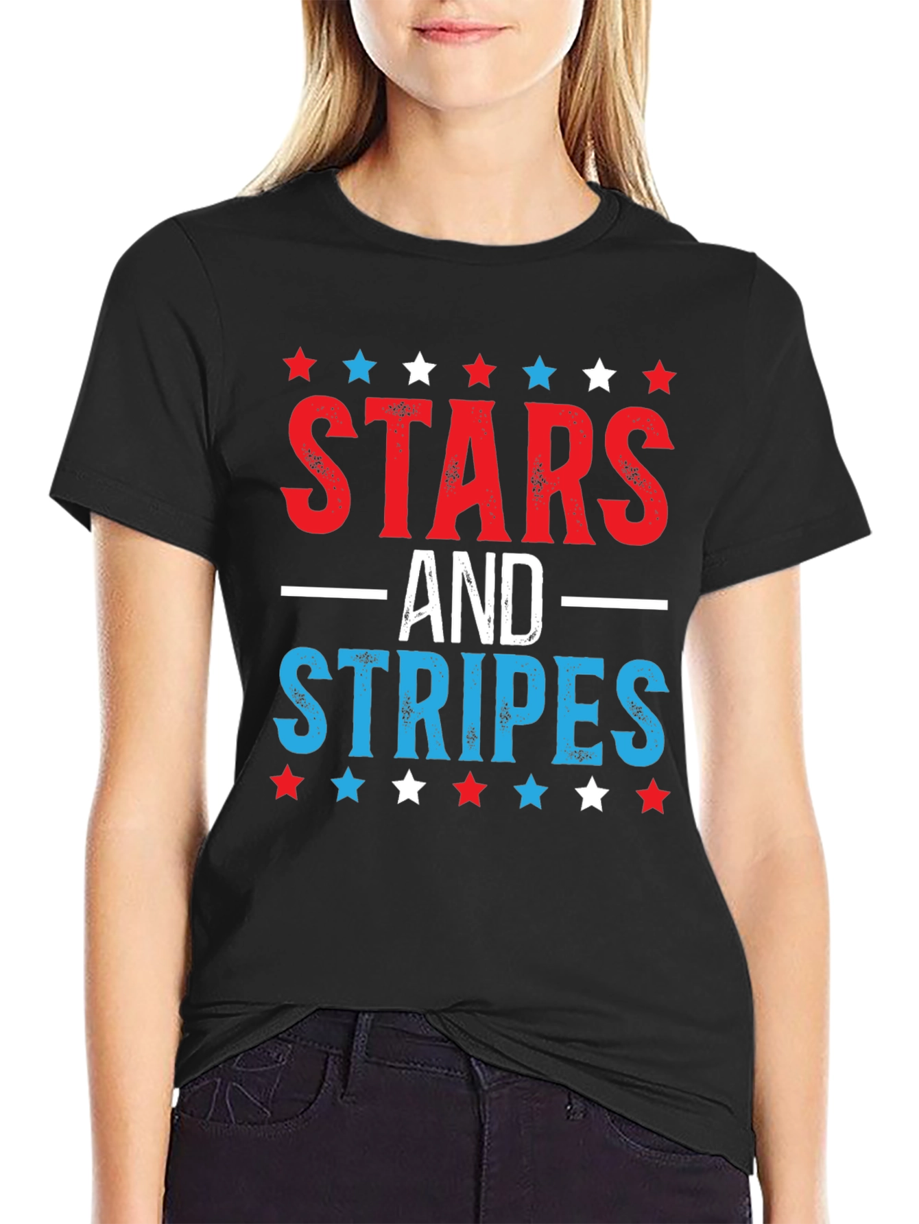 Stars and Stripes Patriotic T-Shirt