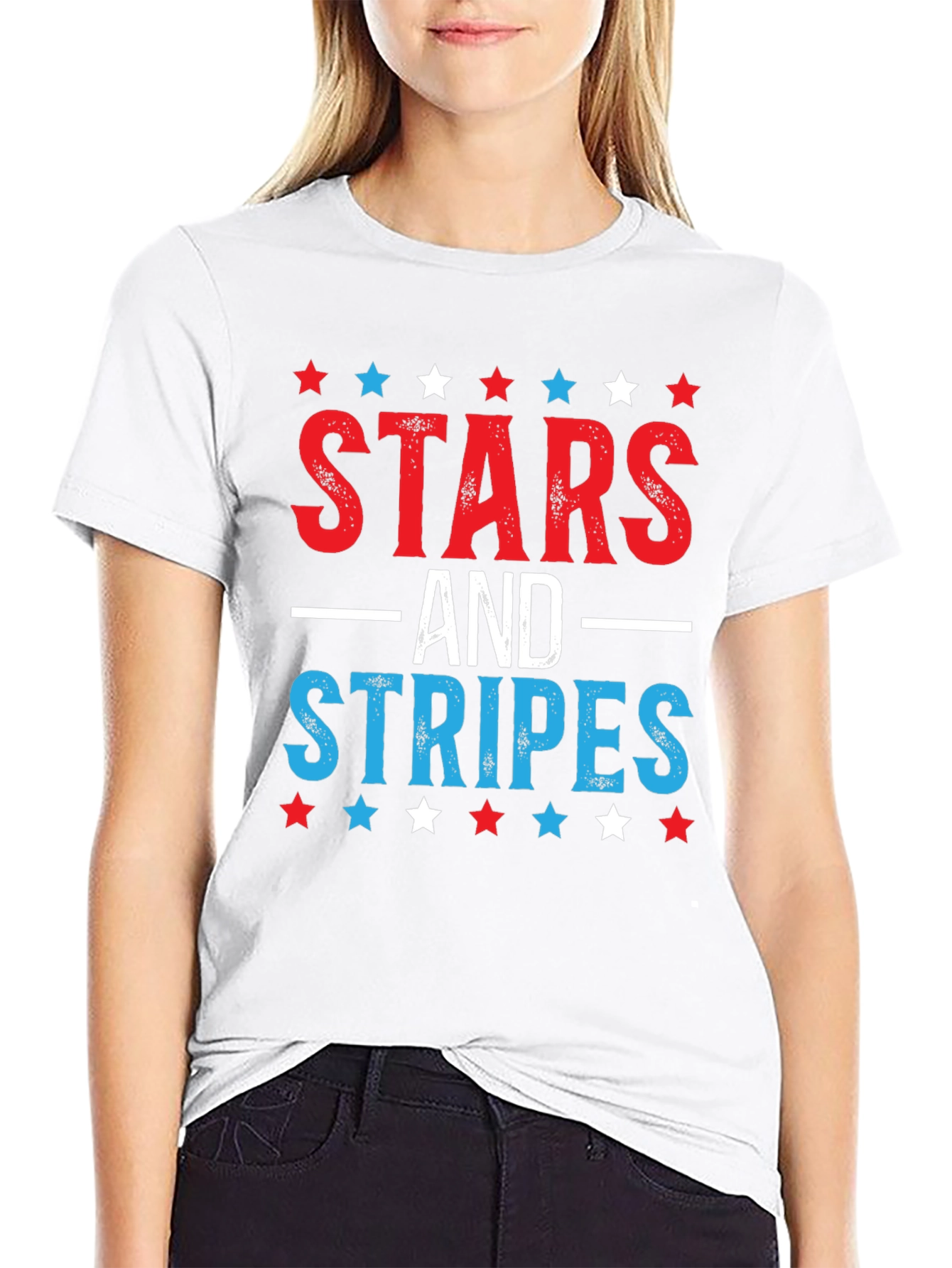 Stars and Stripes Patriotic T-Shirt
