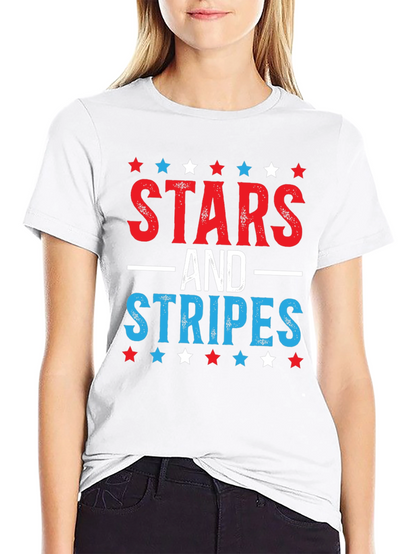 Stars and Stripes Patriotic T-Shirt