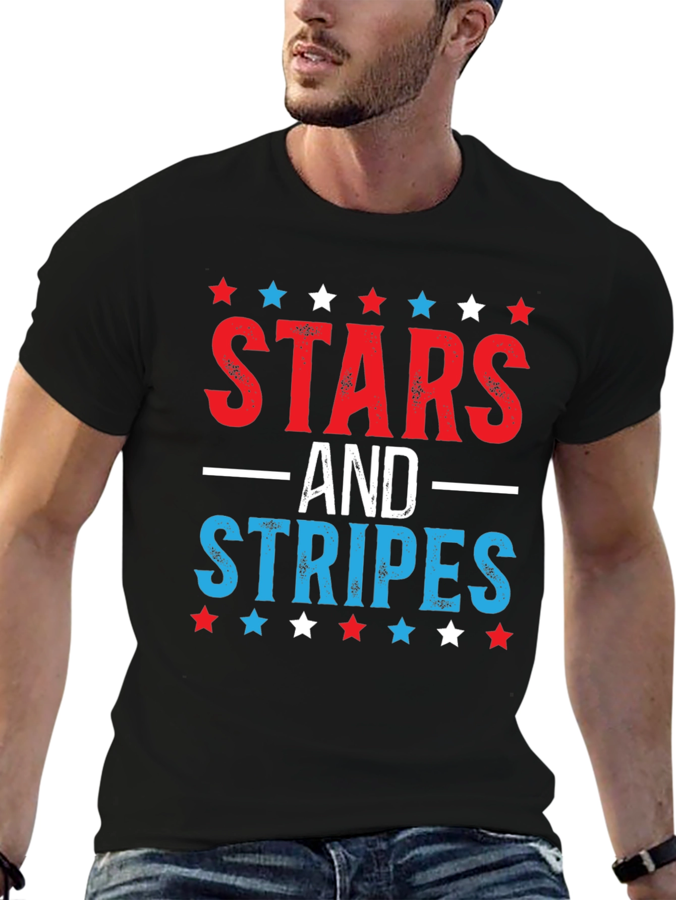 Stars and Stripes Patriotic T-Shirt