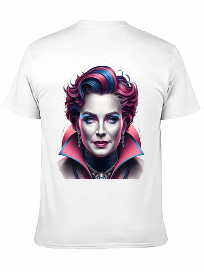Unique Graphic T-Shirt - Vampire Lady Portrait