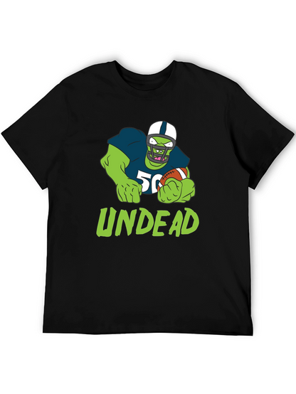 Undead Football T-Shirt - Unique Zombie Sports Tee