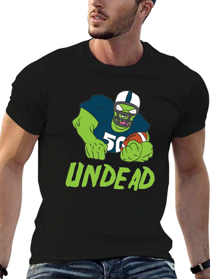 Undead Football T-Shirt - Unique Zombie Sports Tee