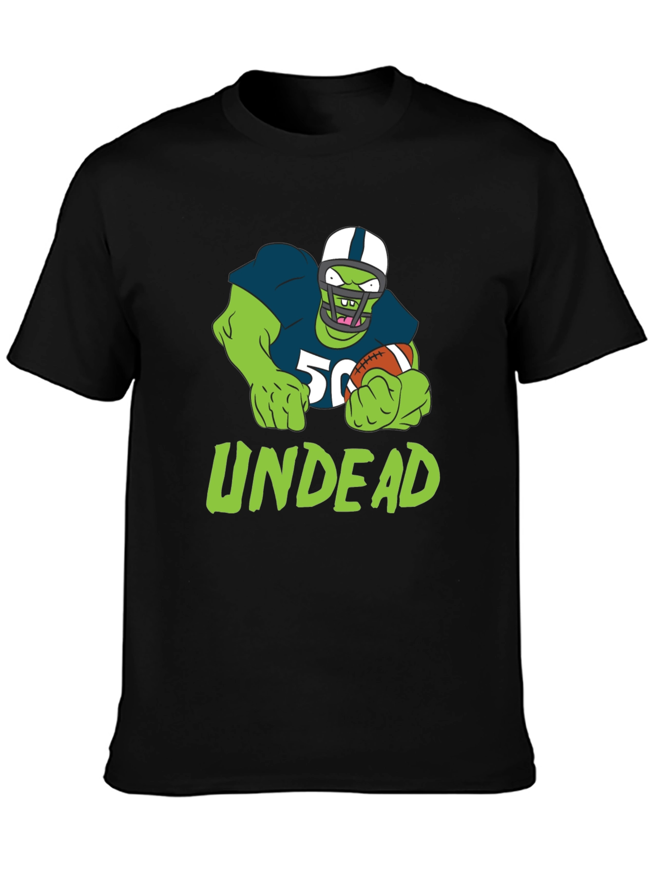 Undead Football T-Shirt - Unique Zombie Sports Tee