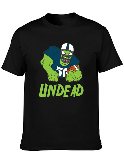 Undead Football T-Shirt - Unique Zombie Sports Tee