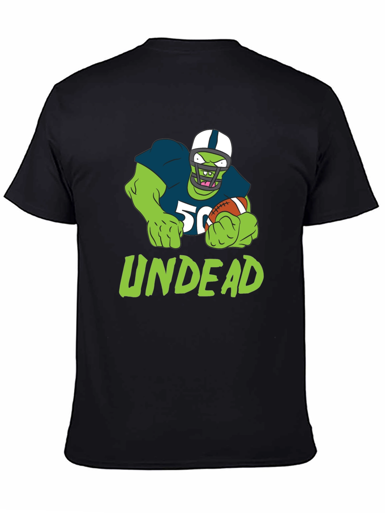 Undead Football T-Shirt - Unique Zombie Sports Tee