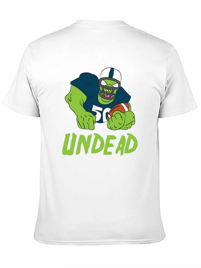 Undead Football T-Shirt - Unique Zombie Sports Tee