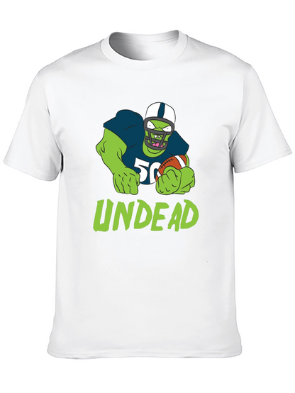 Undead Football T-Shirt - Unique Zombie Sports Tee