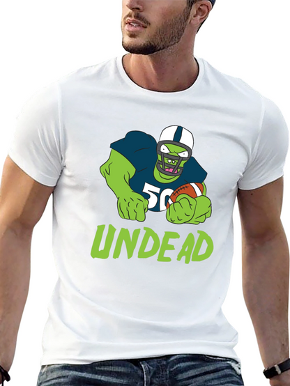Undead Football T-Shirt - Unique Zombie Sports Tee