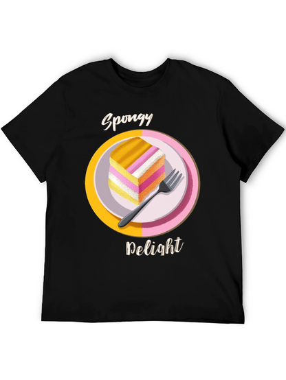 Spongy Delight T-Shirt - Fun Dessert Tee