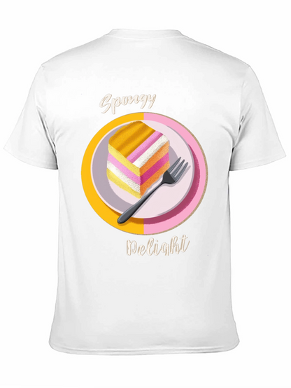 Spongy Delight T-Shirt - Fun Dessert Tee