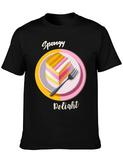 Spongy Delight T-Shirt - Fun Dessert Tee