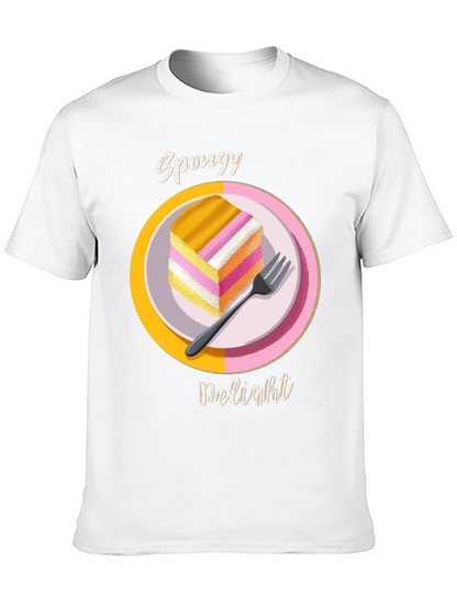 Spongy Delight T-Shirt - Fun Dessert Tee
