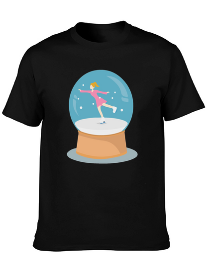 Snow Globe Skater Graphic Tee