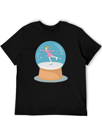 Snow Globe Skater Graphic Tee