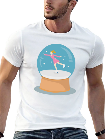 Snow Globe Skater Graphic Tee