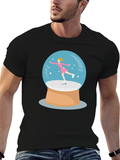 Snow Globe Skater Graphic Tee