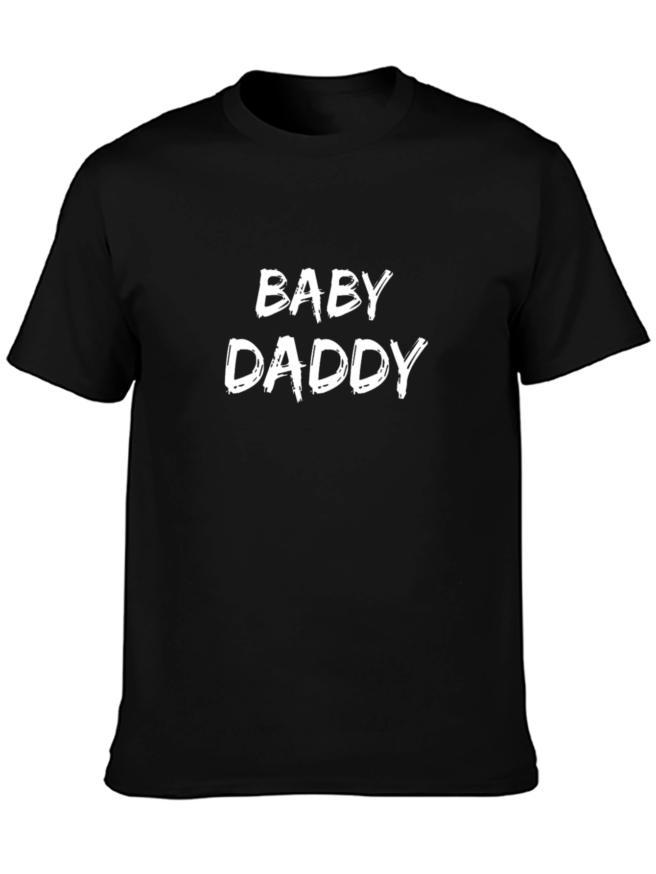 Baby Daddy Funny Graphic Tee - Black