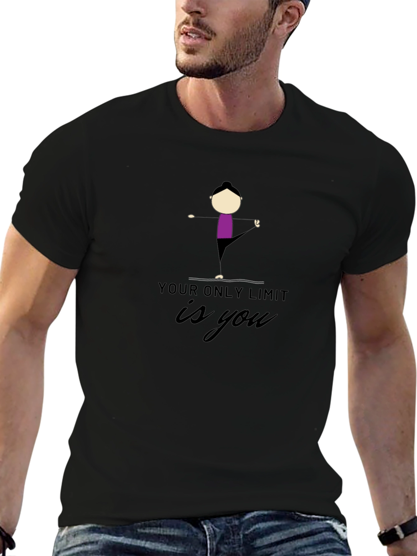 Yoga Limit T-Shirt - Black