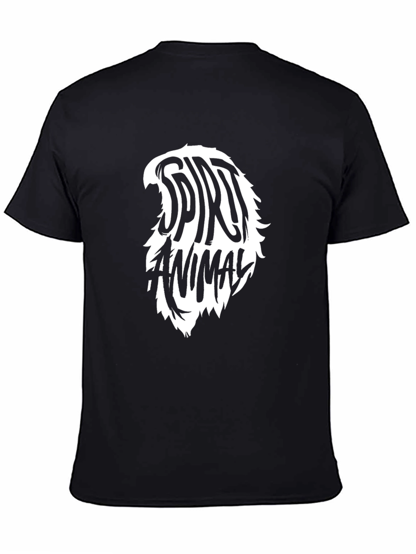 Spirit Animal Graphic Tee - Black