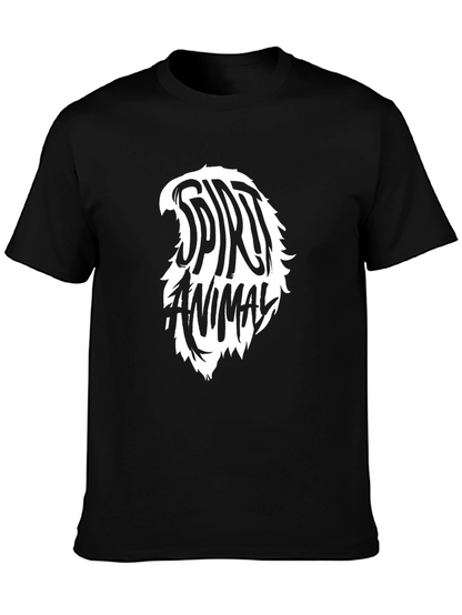 Spirit Animal Graphic Tee - Black