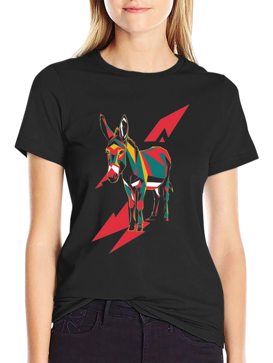 Abstract Donkey Graphic Tee