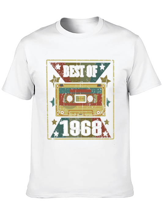 Best of 1968 Retro Cassette Tape T-Shirt