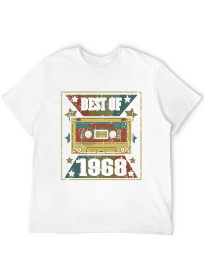 Best of 1968 Retro Cassette Tape T-Shirt