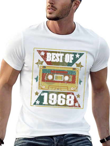 Best of 1968 Retro Cassette Tape T-Shirt