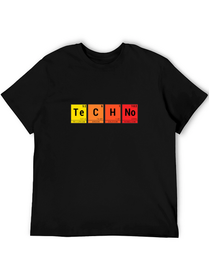 Techno Periodic Table T-Shirt - Science & Music Fusion