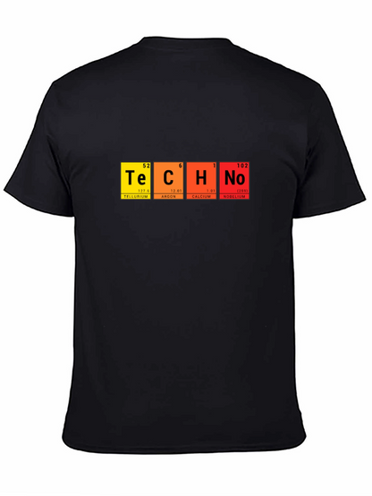 Techno Periodic Table T-Shirt - Science & Music Fusion