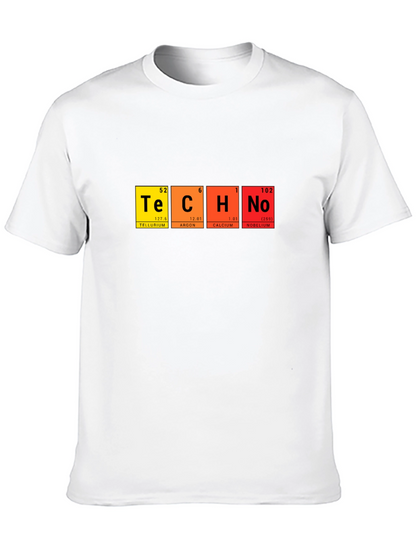 Techno Periodic Table T-Shirt - Science & Music Fusion