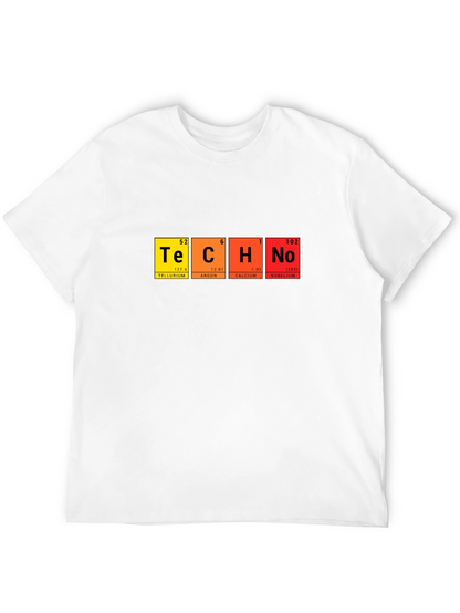 Techno Periodic Table T-Shirt - Science & Music Fusion