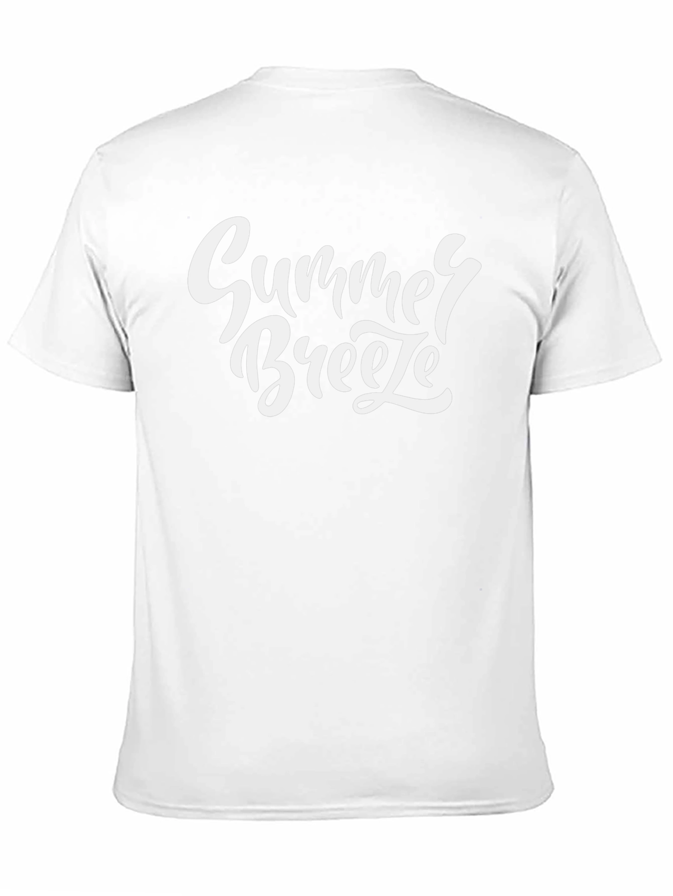 Summer Breeze Graphic Tee - Black Cotton T-Shirt