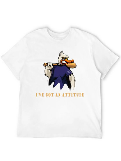 Attitude Duck T-Shirt - Funny Cartoon Graphic Tee