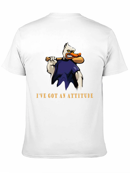 Attitude Duck T-Shirt - Funny Cartoon Graphic Tee