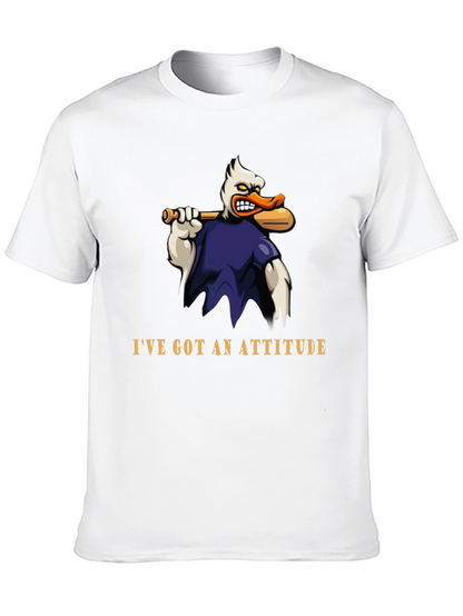 Attitude Duck T-Shirt - Funny Cartoon Graphic Tee