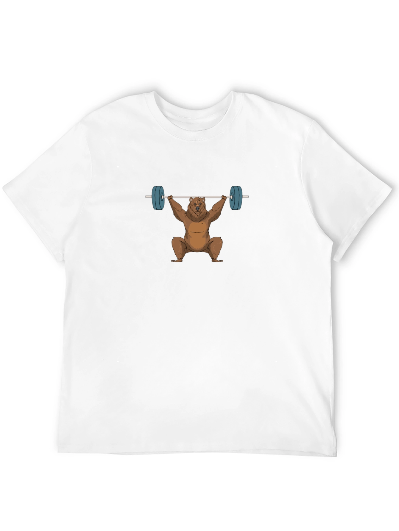 Bear Weightlifting T-Shirt - Black