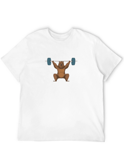 Bear Weightlifting T-Shirt - Black