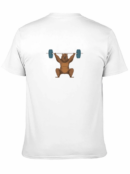 Bear Weightlifting T-Shirt - Black