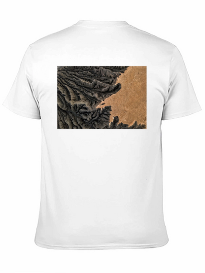 Terrain Map Graphic Black T-Shirt
