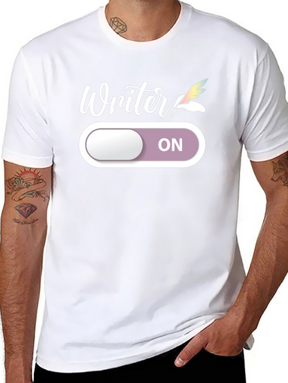 Writer ON T-Shirt - Creative Mode Activated!
