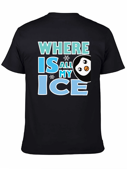 Where Is All My Ice Penguin Graphic Tee