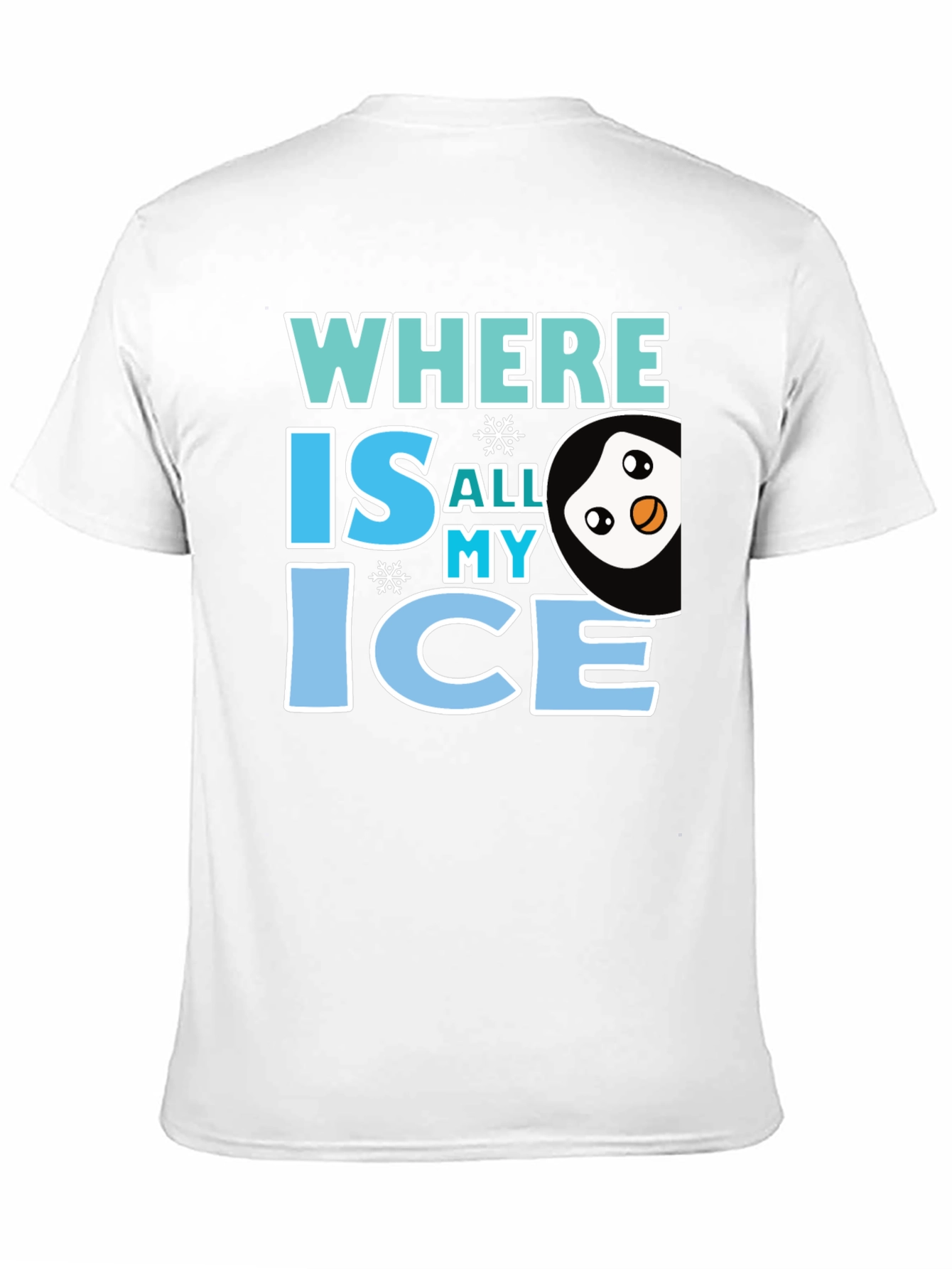 Where Is All My Ice Penguin Graphic Tee