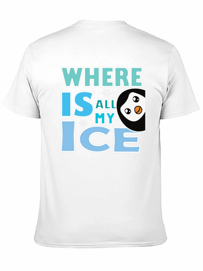 Where Is All My Ice Penguin Graphic Tee